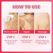 KOEC Aceite corporal Body Juice Oil con aroma a pastel de fresa, aceite de masaje de aceites esenciales para hidratar la piel, humectante diario para el cuidado de la piel para mujeres y hombres, suavidad nutritiva, fragancia de rosquilla corporal, gotero de 2 oz / 59 ml.