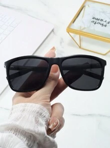 1pc Square Multicolor Men's Fashionable Photochromic Fashion Glasses For Commuting And Outdoor Activities Such As Driving And Cycling - Multicolor - View 10