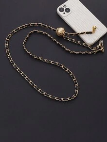 Adjustable Metal & Leather Weaved Crossbody Strap For DIY Mobile Phone Case/Decor With Elegant Style - Multicolor - View 7