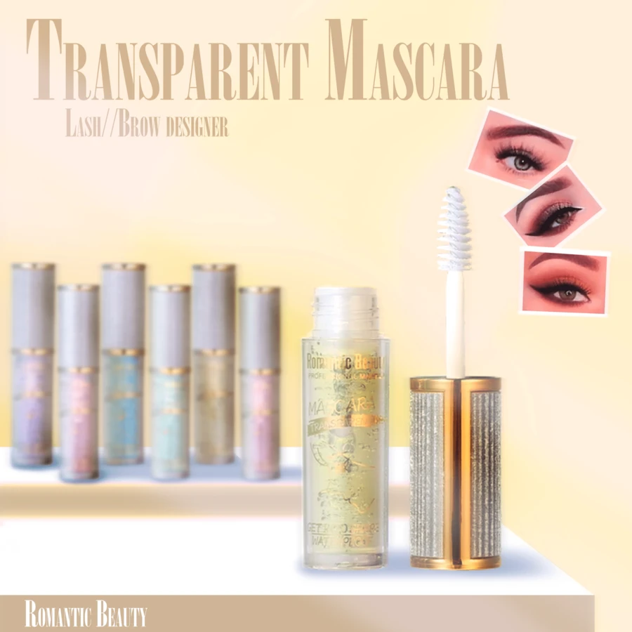 Tratamiento Para Pestañas, Rímel En Gel Transparente, Mascara para pestañas y cejas en gel transparente con ingredientes naturales, separa y alarga con look natural, Mascara Rimel Exactitud Serum Gel Crecimiento Para Pestañas Mas Largas y Gruesas Con Pantenol Transparente - 03 - Ver 1