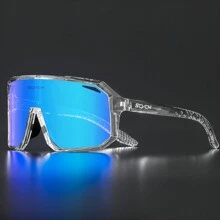 SCVCN Transparent Frame Bike Cycling Glasses MTB Mountain Road Racing Equipment Men Women Outdoor Sport Glasses Bicycle Hiking Driving Fishing Golf Accessories Travel Camping Glasses Street Photography Decorations - 無色 - 查看 15