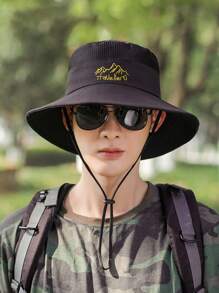 男女皆宜的寬邊遮陽帽，適用於遠足、沙灘、夏日遮護、休閒等場合 - 遮陽帽 - 查看 8