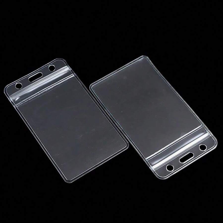 Transparent Bank Card/ Card Protective Sleeve Universal Holder Card Holder Wallet Business Card Holder Credit Card Holder Id Card Holder Women For Women For Men Card Wallet - Clear - View 1