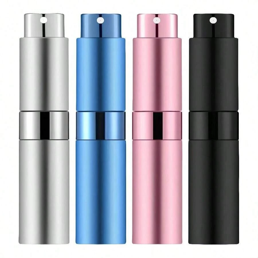 Wiederverwendbare 10ml Aluminium-Reiseparfümflasche, Mini-Taschenparfümflasche, tragbare Aluminium-Parfümflasche
