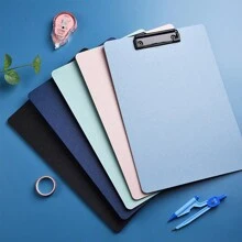 1 件 A4 文件夹垫塑料泡沫板，用于书写，带硬板，现代时尚 A5 剪贴板，返校，返校，学校用品