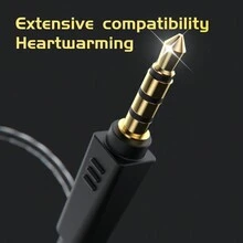 VAORLO 全新原裝QKZ AK6 Ares EDX PRO 1DD動圈耳機3.5公釐AUX HIFI立體聲音樂有線耳機入耳式運動降噪耳機附麥克風，適用於三星、華為、小米、電腦和筆記本電腦 - 黑色 - 查看 12
