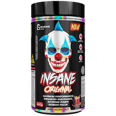 Pré Treino Insane Original Pote 400g - Demons Lab