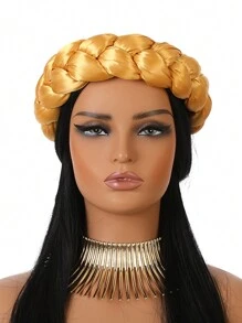 1pc Multicolor Women's Elastic Bonnet, Satin Twisted Candy Color Hair Ties With Retro Style Hair Sleep Cap Sleep Bonnet - Satin Hair Tie - View 11