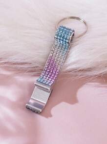 1pc Bling Rhinestone Colorful Beer Bottle Openers, Premium Metal Keychain Bottle Opener, Beverage Bottle Opener For Men, Women, Small And Practical, Easy To Carry, Open The Lids Of Beer Bottle Easily Car Accessories Bag Charm School Cute Goth Y2k Christmas Gift Ideas Bag Accessories Lanyards With Id Holder Car Accessories Bag Charms Car Teacher Friend Sister - Multicolor - View 3