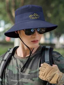 男女皆宜的寬邊遮陽帽，適用於遠足、沙灘、夏日遮護、休閒等場合 - 遮陽帽 - 查看 2