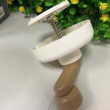 Mini Maquina Trituradora de Hielo Manual - Blanco - Ver 6