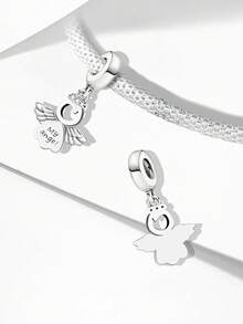 1 buah Aksesori Manik-Manik Malaikat Hati, Cocok untuk Gelang/Bangle Wanita DIY, Dekorasi Pemakaian Sehari-hari, Cocok untuk Anak Perempuan - Malaikat - View 5