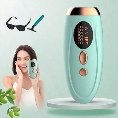 Dispositivo de depilación láser permanente con flash IPL 999,999,Rejuvenecimiento de fotones, pulso fuerte, afeitadora indolora para todo el cuerpo, adecuada tanto para hombres como para mujeres.5 modos diferentes de afeitadora eléctrica