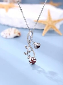 1 pieza Collar con colgante en forma de corazón de plata 925 decorado con la frase "siempre mi hermana, por siempre mi amiga", un regalo festivo y de uso diario ideal para mujeres en San Valentín