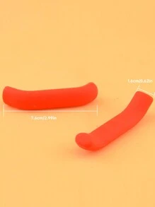 1pair Mountain/Road Bike Brake Lever Protective Cover, Universal Anti-Wear Foldable Silicone Slip-Resistant Handlebar Cover