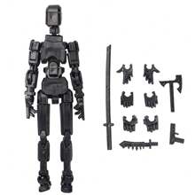 動畫機器人擬人化動作人偶13號幸運機器人13號擬人化行動玩具T13行動人偶3D列印多節可動Nova 13行動人偶玩具多種顏色 - 均碼 - 查看 11