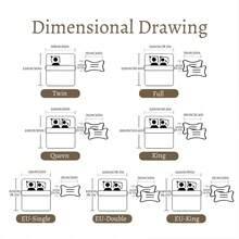 3入組發光被套套件（1件被套 + 2個枕套，不含芯材），花卉印花床上用品套件，柔軟舒適的被套，適用於臥室、客房 - 灰色 - 查看 2