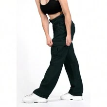 Women Pants - Black Jeans - View 1