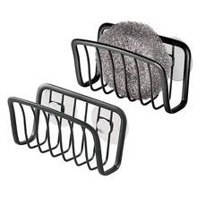 1入組無需鑽孔烤漆鍛鐵廚房水槽收納架，家居用品 - 黑色 - 查看 1