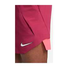 Nike Court Dri-FIT Slam 网球短裤 - 高貴紅/餘輝輝光/白色 - 查看 6