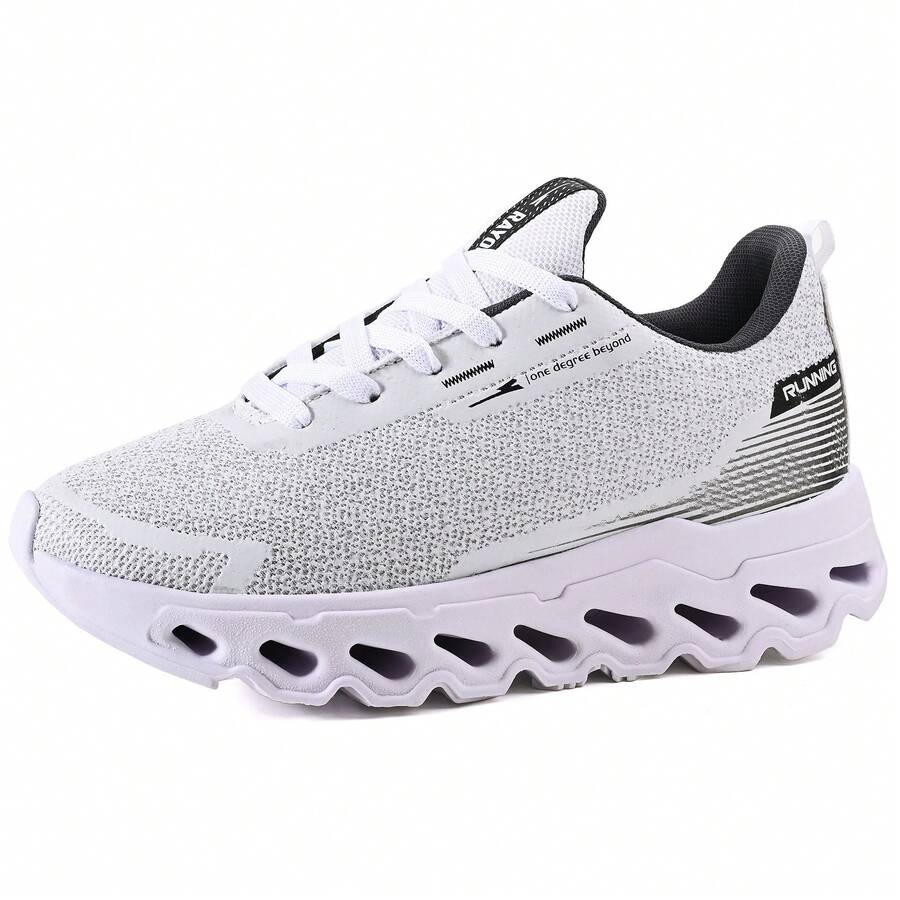 Men Road Running Shoes - 白色 - 查看 1