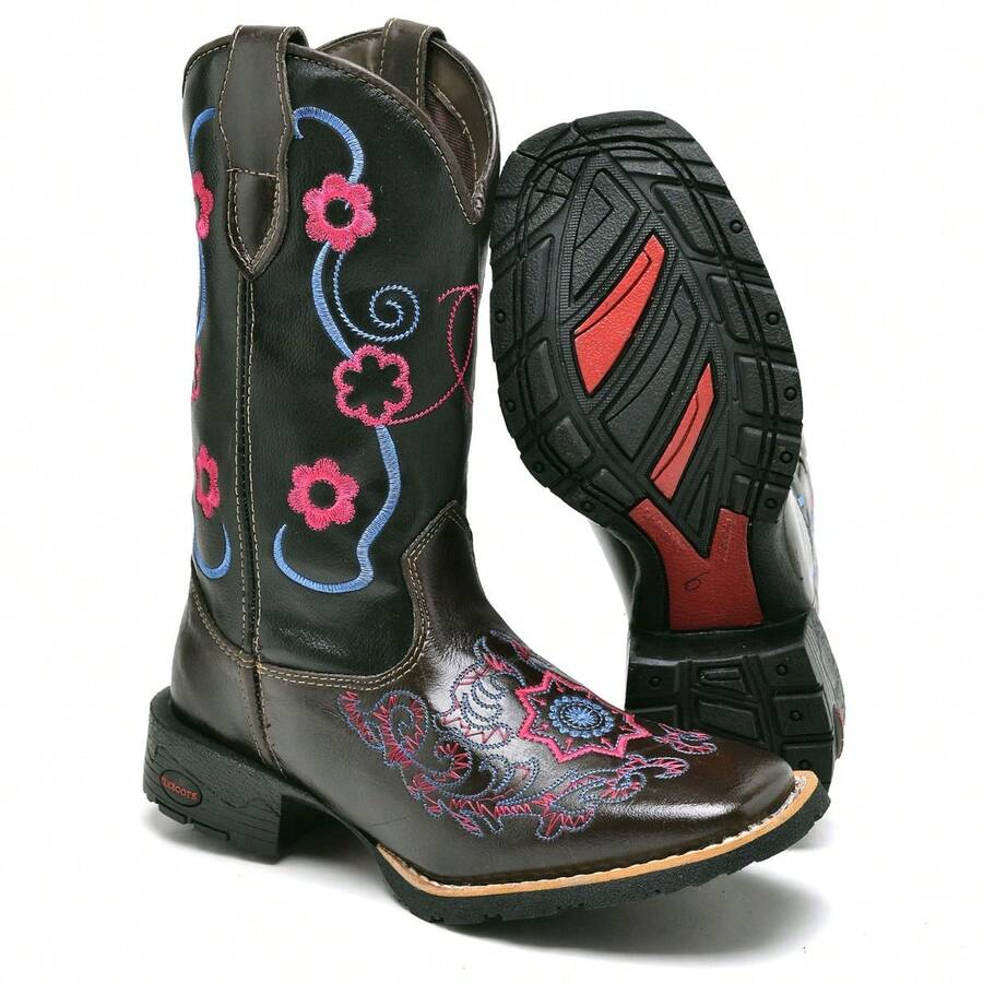 Women Mid-Calf Boots - Rỉ Nâu - Xem 1