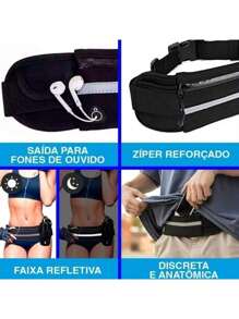 Men Waist Bags - 紅色 - 查看 5