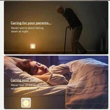 1/3/6pcs Smart Motion Sensor LED Night Light, Staircase Bedside Sensor Night Light, Wardrobe Closet Sensor Light, Bathroom Sensor Light,Cabinet Light - 白色 - 查看 7