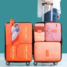 7 Set Packing Cubes For Suitcases, Luggage Organizer Bags Set For Carry On, Travel Gifts, Travel Essentials For Unisex - Multicolor - View 9