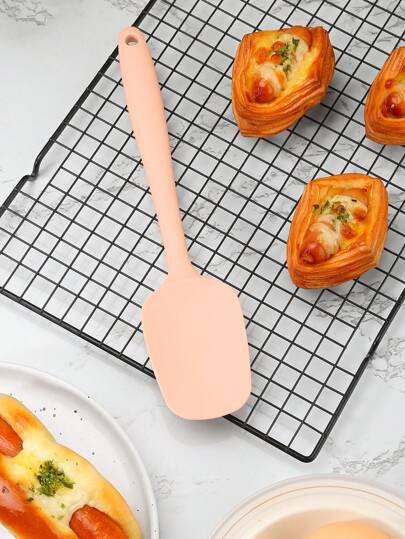 1pc 11-Inch Silicone Cooking Spoon, Kitchen Utensil