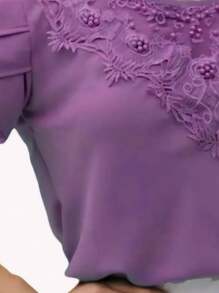 Women Blouses - 紫丁香 - 查看 2