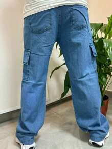 Men Pants - Blue - View 2
