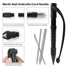Kit de plantilla para pulseras de paracord, plantilla y herramientas profesionales para paracord, kit de nudos para hacer uno mismo con juego de agujas de paracord y paracords de colores aleatorios.