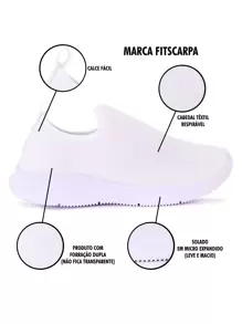 Women Casual Shoes - 白色 - 查看 3