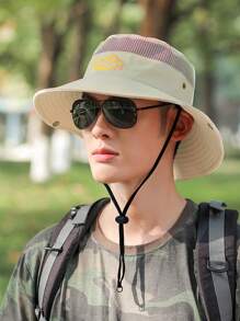 男女皆宜的寬邊遮陽帽，適用於遠足、沙灘、夏日遮護、休閒等場合 - 遮陽帽 - 查看 11