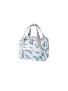 1入重複使用絕緣冷袋，野餐、沙灘、露營用午餐包，適用於學校教室、自助餐廳、辦公室和工人 - 多色 - 查看 15