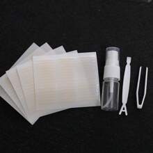 240片装双眼皮贴，内外双眼皮提拉贴，隐形双眼皮提拉胶带，适用于单眼皮或不对称眼皮，告别眼皮下垂。化妆、平价、房间装饰、梳妆台、旅行、卧室、化妆配件、平价、圣诞礼物、化妆品、化妆工具、便宜货、礼物、女士礼物、圣诞礼物、赠品、旅行、平价货、旅行必备品 - 裸色 - 查看 7