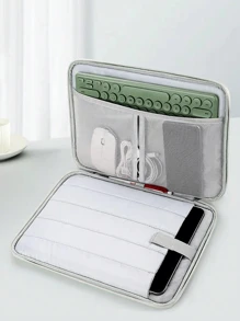 1pc 9-13 Inch Tablet Laptop Sleeve Pouch Bag, Large Capacity Protective Carrying Case