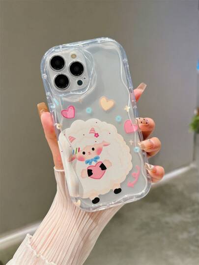 Cartoon Pattern High-Precision Phone Case Compatible With IPhone 11, 12, 13, 14, 15, Pro Max, XR, XS, X, 7, 8 Plus And SE