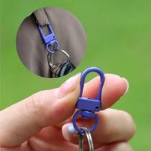 10/20/30/50/100/200pcs Vivid Metal Keychain Hooks - Swivel Clasp With Heavy-Duty Lobster Claw - Suitable For DIY Jewelry And Bag Accessories Car Accessories Bag Charm Backpack For School Cute Goth Y2k - Multicolor - View 5