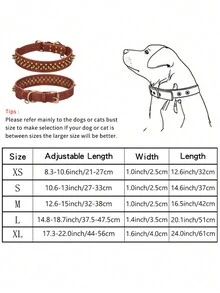 CP037-5 PU Pet Collar Anti-Bite Rivets Collar For Medium To Large Dogs, French Bulldog Collar - Grey - View 2