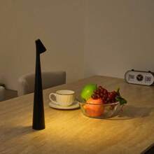 1 PC LED Table Lamp, Rechargeable, Long Battery Life, Portable Table Lamp, Nordic Modern, Minimalist Style, Suitable For Living Room/Bedroom/Bedside Decorative Table Lamp