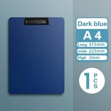 1 件 A4 文件夹垫塑料泡沫板，用于书写，带硬板，现代时尚 A5 剪贴板，返校，返校，学校用品