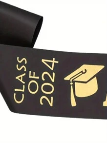 2 Cái/bộ Tốt Nghiệp 2024 Dây Đeo Vai Dây Đeo Đầu-Trang Trí Tiệc, Quà Tặng Ngày Lễ Và Sinh Nhật - Nhiều màu - Xem 3