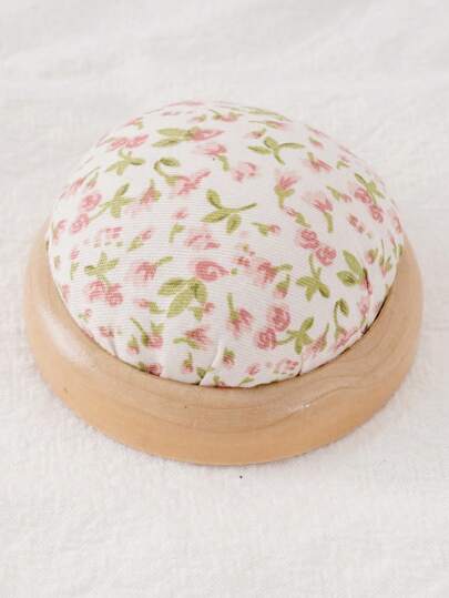 1 pieza Accesorios de costura Almacenamiento de tela hecho a mano DIY Herramienta de aguja Almohadilla de aguja Bolsa de agujas con fondo de madera, Cojín de agujas Soporte de agujas de madera Estante de agujas japonés Organizador de agujas Alfombrilla de agujas