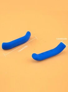 1pair Mountain/Road Bike Brake Lever Protective Cover, Universal Anti-Wear Foldable Silicone Slip-Resistant Handlebar Cover