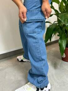 Men Pants - Blue - View 4
