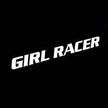 1pc Car Sticker GIRL RACER Female Racing Driver Text Window Sticker Car Body Sticker Electric Motorcycle Sticker