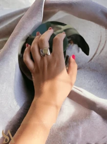 Women Single Ring - 銀色 - 查看 2