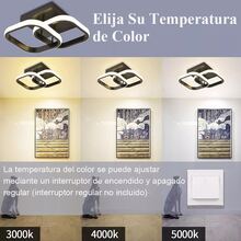 Lámpara De Techo Decorativas Led Para Baño Moderna Colgante - Negro - Ver 3